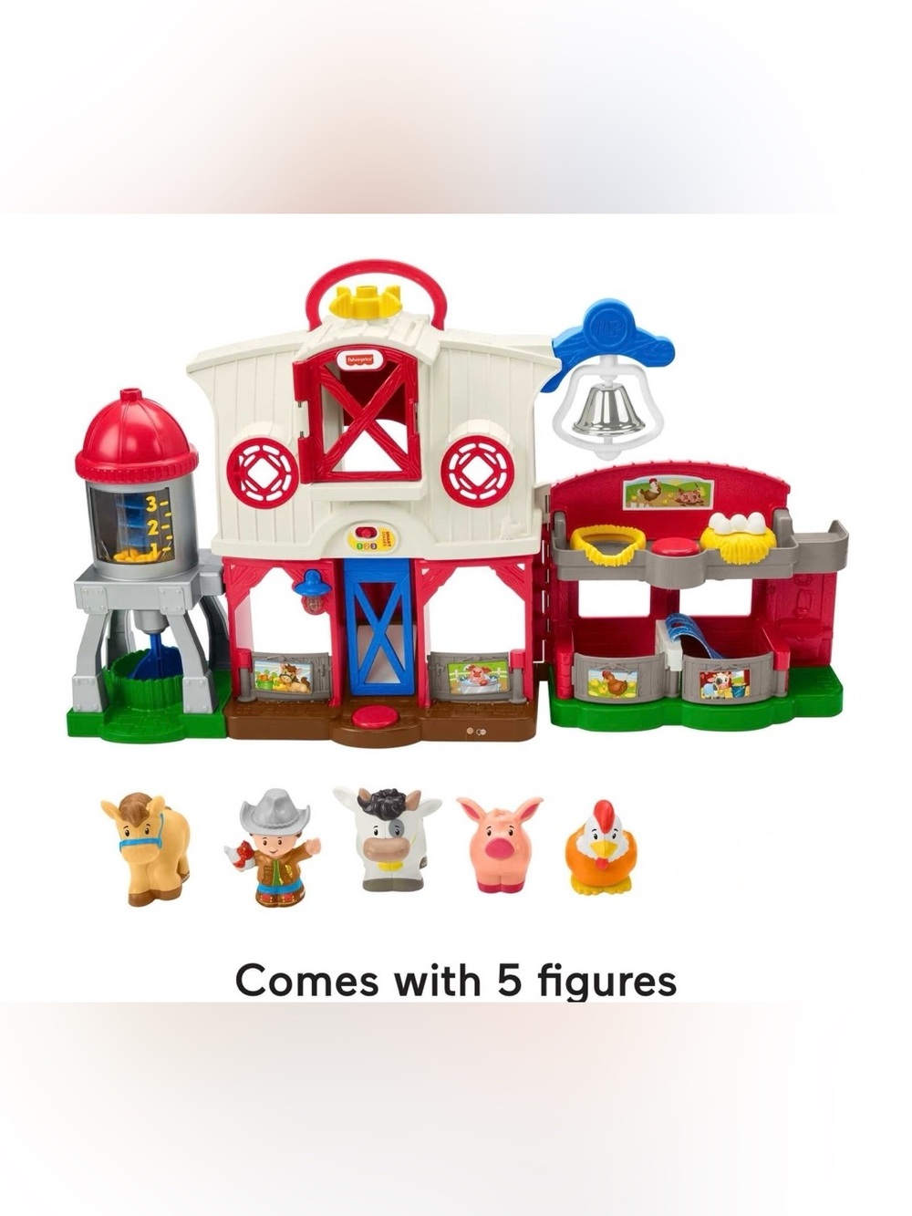 FP Little People Caring For Animals Farm Playset w/figs TESTED ⭐️⭐️EUC READ⭐️⭐️